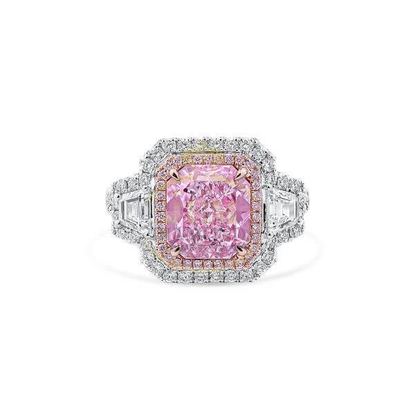 Fancy Light Purplish Pink Diamond Ring