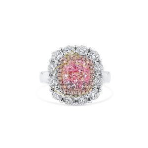 Light Pink Diamond Ring