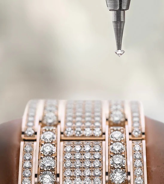 jemdiamonds diamond watch setting in belgium